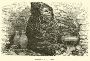 Aymara Indiase mummie door Edouard Riou